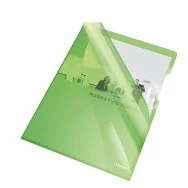 Cartellina a L Crystal Esselte - A4 - PVC - 554360 (Verde Smeraldo Conf. 25)