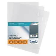 Cartellina a L Pratic Favorit - 22x30 cm - Superior Goffrata - 100460050 (Trasparente Conf. 50)