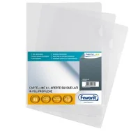 Cartellina a L Pratic Favorit - A4 - Superior Goffrata - 100460049 (Trasparente Conf. 50)