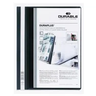 Cartellina in PPL ad Aghi Duraplus Durable - A4 - Personalizzabile - 2579-01 (Nero Conf. 25)
