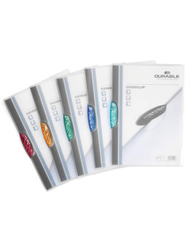 Cartellina Swingclip Durable - A4 - 3 mm - 2284-00 (Assortiti Conf. 5)
