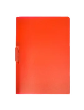 Cartellina per Rilegatura in PPL Clipper Fellowes - 22x30 cm - F007TR (Rosso Trasparente Conf. 20)