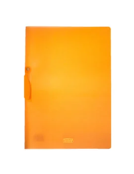 Cartellina per Rilegatura in PPL Clipper Fellowes - 22x30 cm - F007TAR (Arancione Trasparente Conf. 20)
