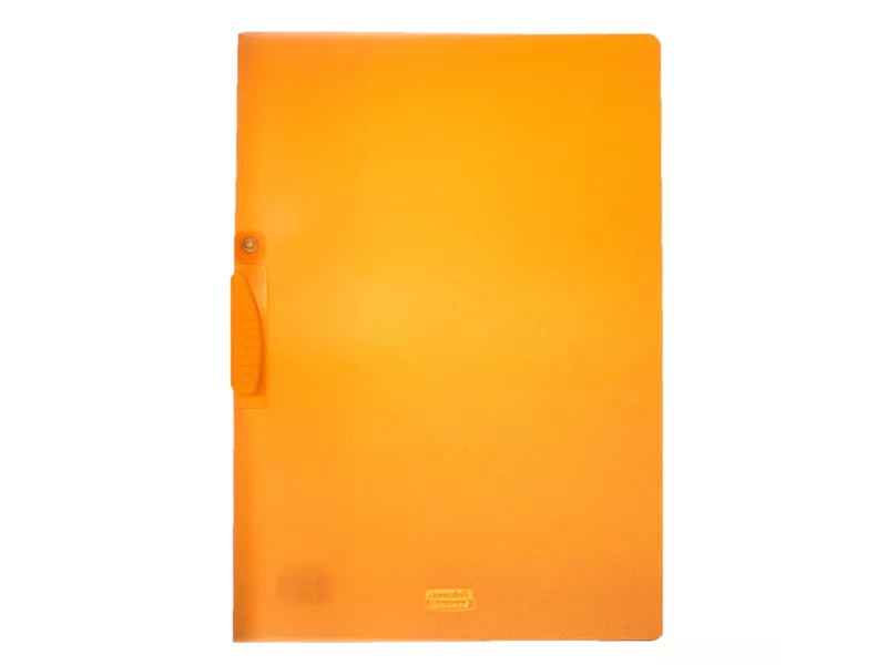 Cartellina per Rilegatura in PPL Clipper Fellowes - 22x30 cm - F007TAR (Arancione Trasparente Conf. 20)