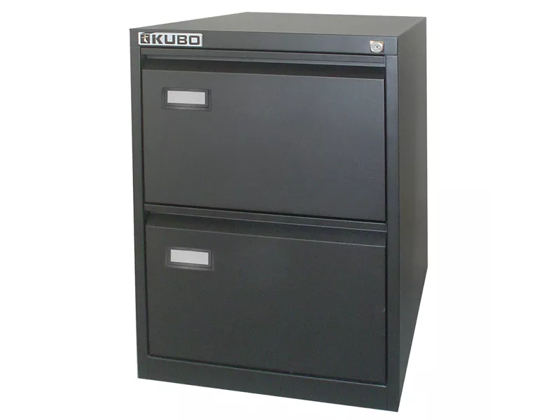 Classificatore per Cartelle Sospese Bertesi - 2 Cassetti - 70 cm - 4102 (Nero)