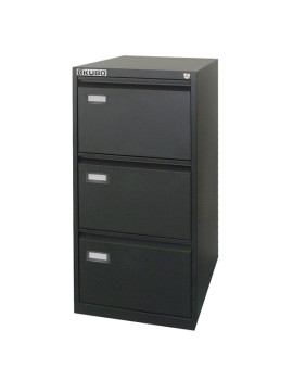 Classificatore per Cartelle Sospese Bertesi - 3 Cassetti - 101 cm - 4103 (Nero)