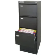 Classificatore per Cartelle Sospese Bertesi - 4 Cassetti - 132 cm - 4104 (Nero)