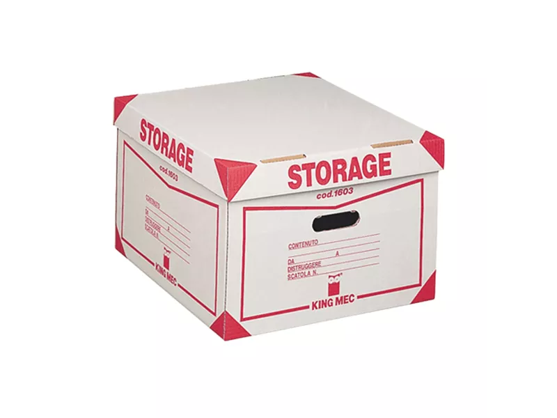 Contenitore Storage King Mec - 41x27x43 cm - 00160300 (Bianco Conf. 12)
