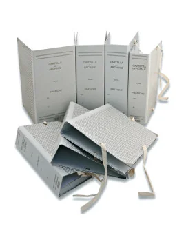 Faldoni Rivestiti in Carta Euro-Cart - Dorso 10 - 25x35 cm - CA10 (Beige Conf. 25)