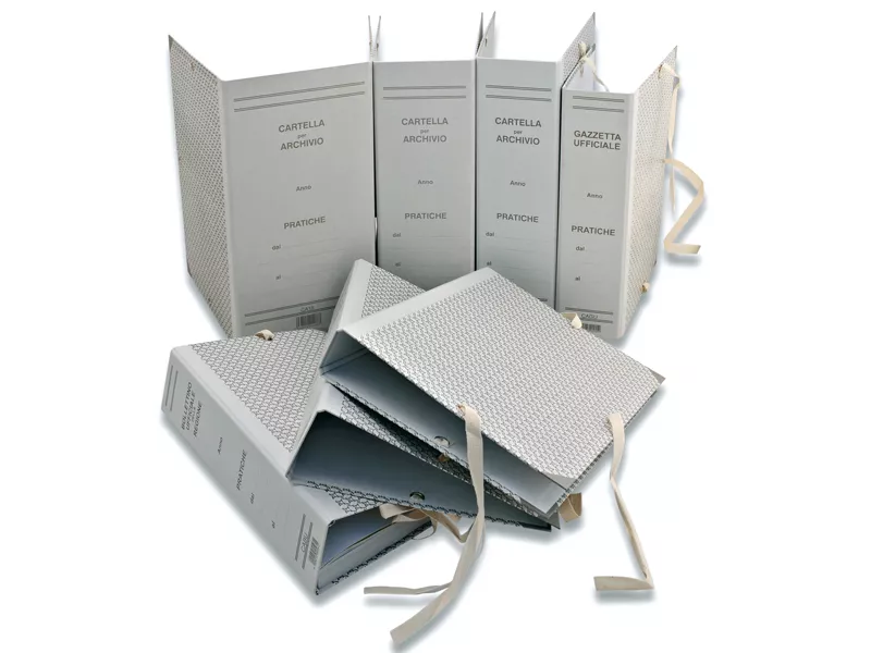 Faldoni Rivestiti in Carta Euro-Cart - Dorso 10 - 25x35 cm - CA10 (Beige Conf. 25)