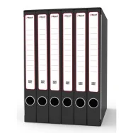 Gruppi di Classificatori ad Alette Rexel - Sestetto - 23,5x35x25 cm - 3,3 cm - GKM6300 (Nero)