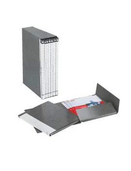 Gruppo di Cartelle Delso Line Esselte - 25x32 cm - 390954040 (Bianco e Grigio Conf. 6)