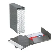 Gruppo di Cartelle Delso Line Esselte - 25x32 cm - 390954040 (Bianco e Grigio Conf. 6)