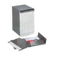 Gruppo di Cartelle Delso Line Esselte - 25x32 cm - 390955040 (Bianco e Grigio Conf. 12)