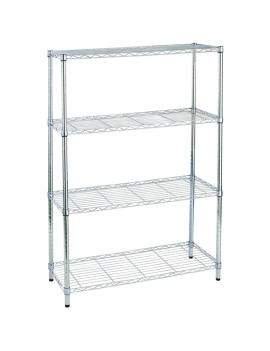Libreria Cromata Archimede Serena Group - 90x35x137 cm - AC1436-4 (Cromato)