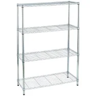 Libreria Cromata Archimede Serena Group - 90x35x137 cm - AC1436-4 (Cromato)