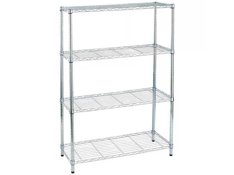 Libreria Cromata Archimede Serena Group - 90x35x137 cm - AC1436-4 (Cromato)