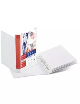 Raccoglitore Personalizzabile Stelvio TI Sei Rota - A3 - 4 Anelli a D 25 mm - 36255001 (Bianco)