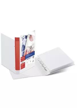 Raccoglitore Personalizzabile Stelvio TI Sei Rota - A3 - 4 Anelli a D 25 mm - 36255001 (Bianco)