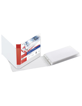 Raccoglitore Personalizzabile Stelvio TI Sei Rota - A3 Orizzontale - 4 Anelli a D 25 mm - 36255101 (Bianco)