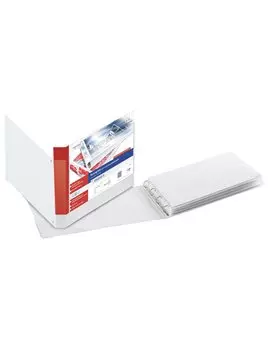 Raccoglitore Personalizzabile Stelvio TI Sei Rota - A3 Orizzontale - 4 Anelli a D 25 mm - 36255101 (Bianco)