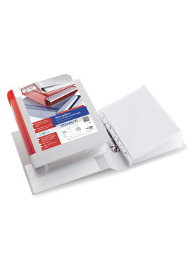 Raccoglitore Personalizzabile Stelvio TI Sei Rota - A4 - 2 Anelli a D 40 mm - 35404601 (Bianco)