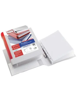 Raccoglitore Personalizzabile Stelvio TI Sei Rota - A4 - 4 Anelli a D 13 mm - 36134601 (Bianco)