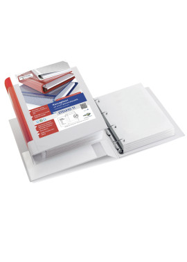 Raccoglitore Personalizzabile Stelvio TI Sei Rota - A4 - 4 Anelli a D 30 mm - 36304101 (Bianco)