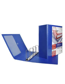 Raccoglitore Personalizzabile Stelvio TI Sei Rota - A4 - 4 Anelli a Q 100 mm - 36994637 (Blu)