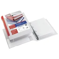 Raccoglitore Personalizzabile Stelvio TI Sei Rota - A4 - 4 Anelli a Q 80 mm - 36804101 (Bianco)