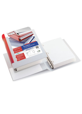Raccoglitore Personalizzabile Stelvio TI Sei Rota - A5 - 3 Anelli a D 30 mm - 36305401 (Bianco)