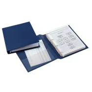 Raccoglitore San Remo 2000 Sei Rota - 35x50 cm - 4 Anelli a D 25 mm - Dorso 4,5 - 34355007 (Blu)