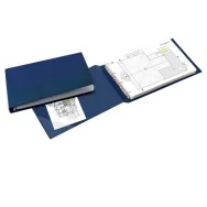 Raccoglitore San Remo 2000 Sei Rota - A3 - 4 Anelli a D 25 mm - Dorso 4,5 - 34423007 (Blu)