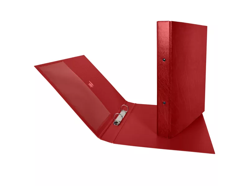 Raccoglitore Stelvio Sei Rota - A4 - 2 Anelli Tondi 25 mm - Dorso 3 cm - 35254212 (Rosso)