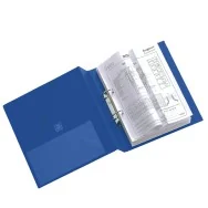 Raccoglitore Stelvio Sei Rota - A4 - 2 Anelli a Q 65 mm - Dorso 9 cm - 35654207 (Blu)