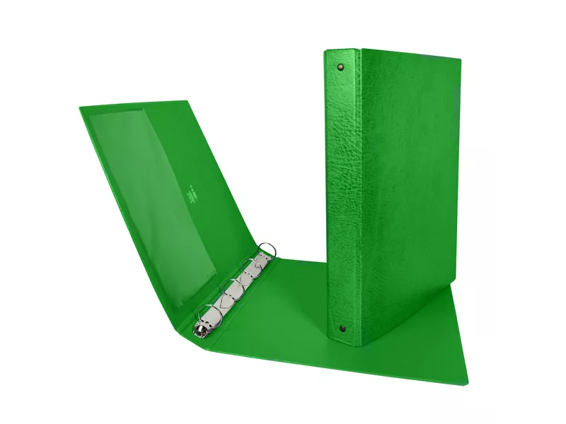Raccoglitore Stelvio Sei Rota - A4 - 4 Anelli Tondi 25 mm - Dorso 3 cm - 36254405 (Verde)