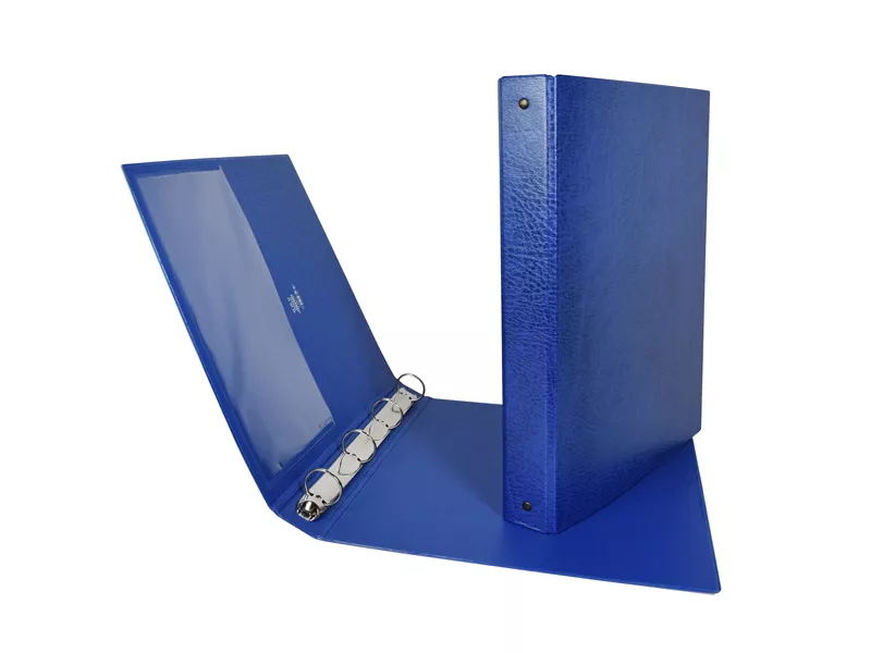 Raccoglitore Stelvio Sei Rota - A4 - 4 Anelli Tondi 25 mm - Dorso 3 cm - 36254407 (Blu)