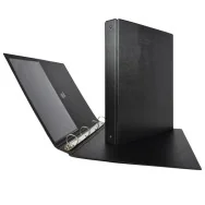 Raccoglitore Stelvio Sei Rota - A4 - 4 Anelli Tondi 25 mm - Dorso 3 cm - 36254410 (Nero)