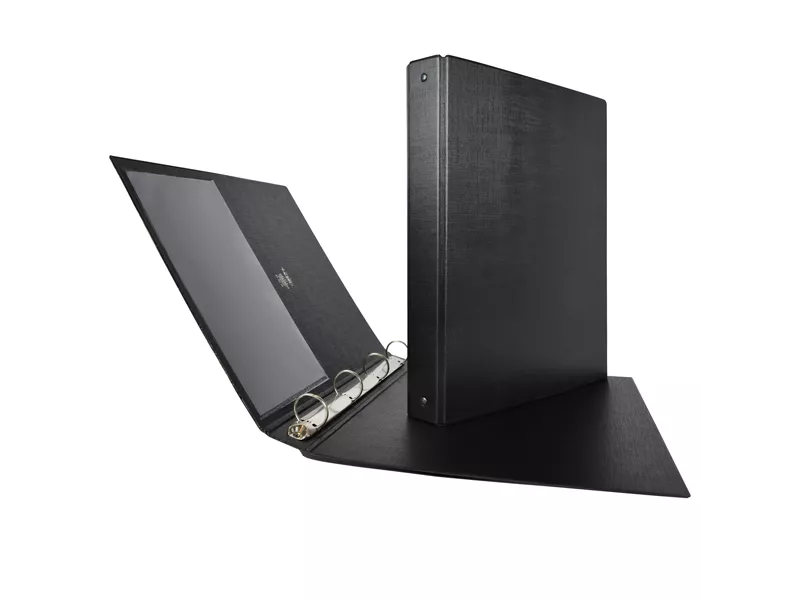 Raccoglitore Stelvio Sei Rota - A4 - 4 Anelli Tondi 25 mm - Dorso 3 cm - 36254410 (Nero)