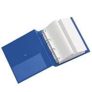 Raccoglitore Stelvio Sei Rota - A4 - 4 Anelli Tondi 40 mm - Dorso 5,5 cm - 36404407 (Blu)