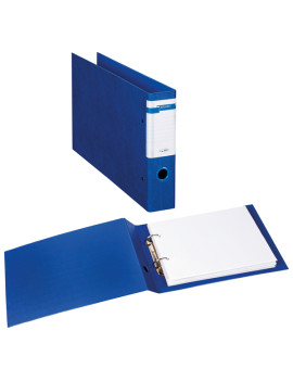 Raccoglitore Stelvio Sei Rota - A4 Orizzontale - 2 Anelli a D 40 mm - Dorso 6 cm - 37404307 (Blu)
