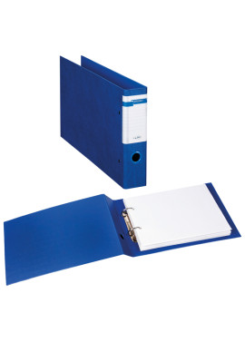 Raccoglitore Stelvio Sei Rota - A4 Orizzontale - 2 Anelli a D 40 mm - Dorso 6 cm - 37404307 (Blu)