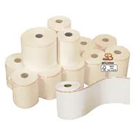 Rotolo Termico Adesivo per Bilancia Sabacart - 62,5 mm x 38 m - 12206253825J (Conf. 4)