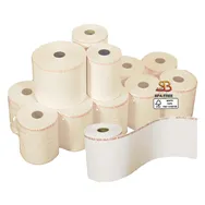 Rotolo Termico Adesivo per Bilancia Sabacart - 62,5 mm x 38 m - 12206253825J (Conf. 4)