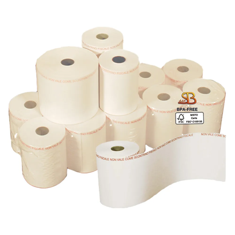 Rotolo Termico Adesivo per Bilancia Sabacart - 62,5 mm x 38 m - 12206253825J (Conf. 4)