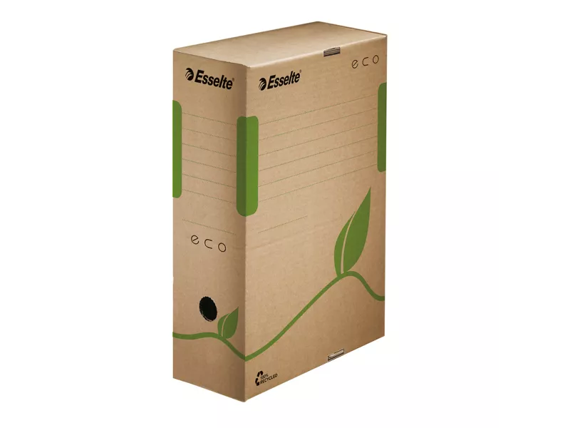 Scatola Archivio Box Eco Esselte - Dorso 10 - 23,3x32,7 cm - 623917 (Avana Conf. 25)