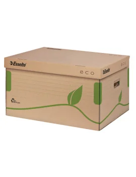 Scatola Archivio Box Eco Esselte - Dorso 34,5 - 24,2x43,9 cm - 623918 (Avana Conf. 10)