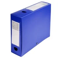 Scatola Archivio Box Exacompta - Dorso 8 - 25x33 cm - 59832E (Blu)