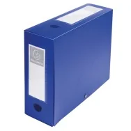Scatola Archivio Box Exacompta - Dorso 10 - 25x33 cm - 59932E (Blu)