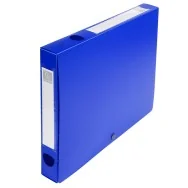 Scatola Archivio Box Exacompta - Dorso 4 - 25x33 cm - 54632E (Blu)